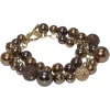 Carolee 8in Cluster Charm Bracelet (Gold)