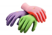 Women's Garden Gloves, 6 Pair Pack, assorted colors. Women's Medium