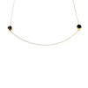 Gorjana Chloe Double Bead Necklace Gold