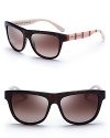 Of-the-moment colors combine in these chic wayfarer shades from MARC BY MARC JACOBS.