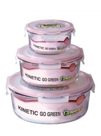 Kinetic Go Green Glass Lock Round 6-Piece Set