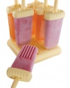 Tovolo Groovy Ice Pop Molds, Set of 6, Yellow