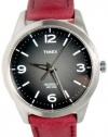 Timex Women's T2N642 Weekender Classic Casual Rose Leather Strap Watch