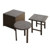 BEST Palmilla Wicker Table Set, Multibrown