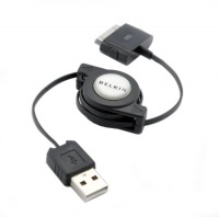 Belkin Retractable Sync & Charge USB Cable for Apple iPhone and iPod