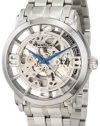 Stuhrling Original Men's 165B2B.33112 Classic Winchester 44 Elite Automatic Skeleton Silver Tone Watch