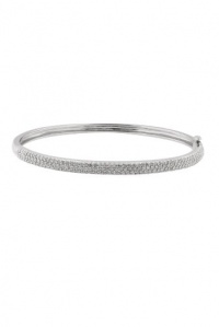 Effy Jewlery Pave Classica White Gold Diamond Bangle, 1.20 TCW