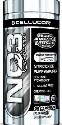 Cellucor NO3 Black Chrome 90 Capsules - Nitric Oxide Pump Amplifier