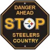 NFL Pittsburgh Steelers Stop Sign