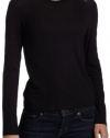 Calvin Klein Women's Modal Layer Long Sleeve Sleep Tee, Black, Medium