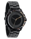 Nixon Divvy Watch - Women's All Black/Leopard, One Size