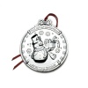 Wallace 2012 Silver Plated Snowman Ornament, 1st Edition