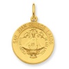 Ster. Silver 24k Gold - plated San Juan De Los Lagos Pendant - JewelryWeb