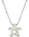 Alex Woo Little Seasons Sterling Silver Sea Turtle Pendant Necklace