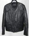 Armani Exchange Real Lamb Leather Jacket