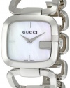 Gucci G Mother of Pearl Dial Stainless Steel Ladies Watch YA125404