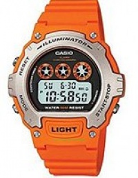 Casio #W214H-4AV Men's Chronograph Alarm LCD Digital Sports Watch