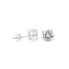 Studio 925 CZ Double Carat Sterling Silver Stud Earrings