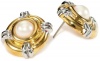 Carolee Brighten Up Gold-Tone White Color Pearl Stud Earrings