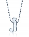 Alex Woo Little Letters Sterling Silver Letter J Pendant Necklace, 16