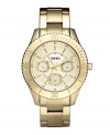 Good as gold: an indulgent Stella collection Fossil watch.