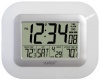 La Crosse Technology WS-811561-W atomic digital wall clock with solar-powered sensor