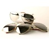 Gold Frame Mirrored Aviator Sunglasses 3-Pack