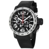 TW Steel Men's TW42 Grandeur Black Rubber Strap Watch