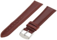 Timex Men's Q7B766 Genuine Oiled Leather 20mm Brown Replacement Watchband