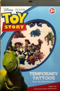 Toy Story Temporary Tattoo Book Party Accessory