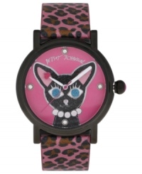 You'll be feline groovy in this cute watch from Betsey Johnson.