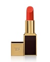 To Tom Ford, there is no more dramatic accessory than a perfect lip. It is the focus of the face and it has the power to define a woman's whole look. Each lip color is Tom Ford's modern ideal of an essential makeup shade. Rare and exotic ingredients including soja seed extract, Brazilian murumuru butter and chamomilla flower oil create an ultracreamy texture with an incredibly smooth application. Specially treated color pigments are blended to deliver pure color with just the right balance of luminosity.