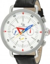 Giulio Romano Men's GR-1000-04-001 Toscana White Dial Multi Function Black Leather Watch