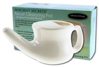 Ancient Secrets Ceramic Nasal Cleansing Pot, 1 Neti Pot