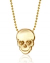 Alex Woo Little Rock Star Yellow Skull Pendant Necklace