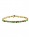 Effy Jewlery Gemma Emerald and Diamond Bracelet, 6.28 TCW