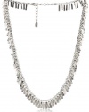 House of Harlow 1960 Silver-Plated Pyramid Bar Necklace