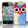 Apple iPhone 4 and 4S Protector Case Rubberized Design Cover Owl 3