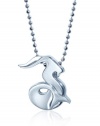 Alex Woo Little Signs Sterling Silver Sea Goat (Capricorn) Pendant Necklace, 16