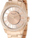 Kenneth Cole New York Women's KC4852 Transparency Rose Gold Transparency Analog Ladies Watch