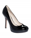 Joan and David's Flipp platform pumps are a fresh almond-toed take on the classic black heel.