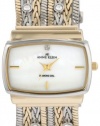 Anne Klein Women's 109271MPTT Swarovski Crystal Accented Two-Tone Multi-Chain Bracelet Watch