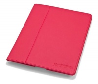 Slim Red iPad 2, iPad 3, or iPad 4 case: The Ridge by Devicewear - Vegan Leather New iPad Case with Six Position Flip Stand With On/Off Switch (Compatible with 2nd generation, 3rd generation, and 4th generation iPads)