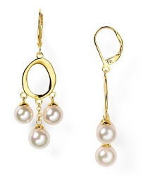 The light of the party: you, in these classically styled Majorica pearl drop earrings - so fabulous and fuss-free.