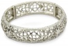 1928 Jewelry Silver Vines Stretch Bracelet