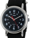 Timex Men's T2N647 Weekender Black Slip Thru Nylon Strap Watch