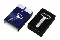 MONOPOL Two-prong Cork Puller Ah-so (Waiter's Friend), Superfine Polished, Satin Finished, in Gift-box - Made in Germany