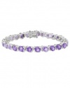 Effy Jewlery Sterling Silver Amethyst 7 Bracelet, 8.64 TCW