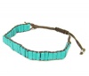 Zad Turquoise Beaded Wrap Bracelet Beads Pull Cord