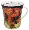 Konitz 12-Ounce Les Fleurs Chez Les Peintres Renoir Mugs, Assorted, Set of 4